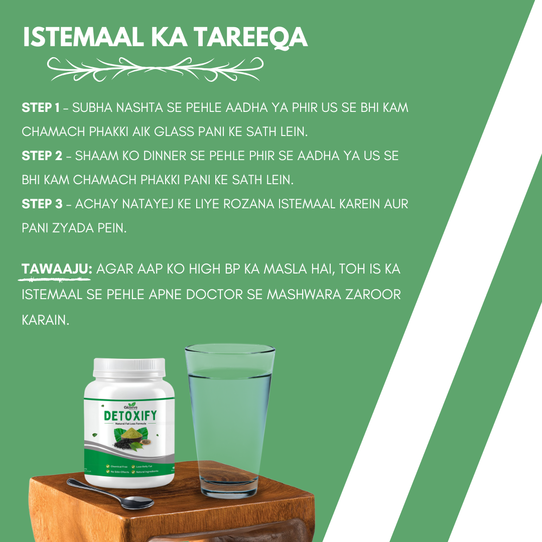 Glowve's DetoxiFy  – Herbal Weight Loss Solution You Can Trust